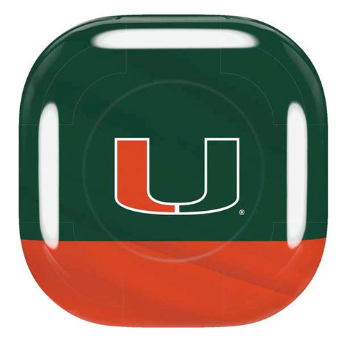 University of Miami Hurricanes Flag Galaxy Buds Live Skin